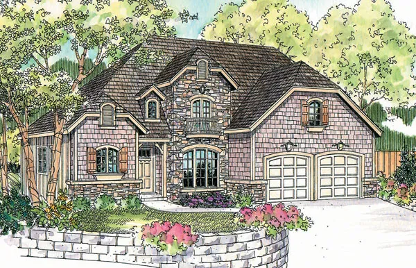 Full Rendering for House Plan #340451