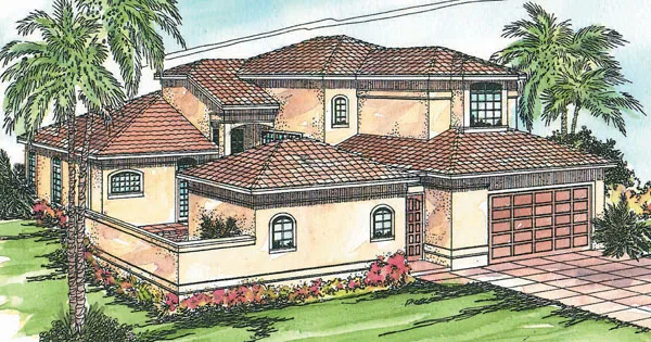 Full Rendering for House Plan #349201