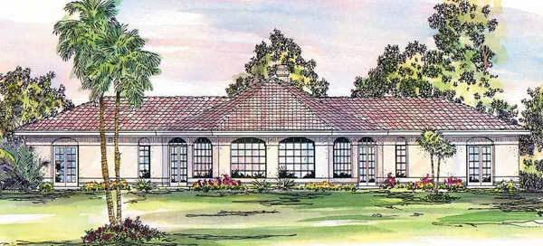 Full Rendering for House Plan #349411