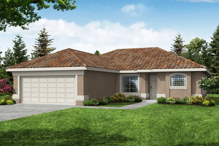 Full Rendering for House Plan #341601