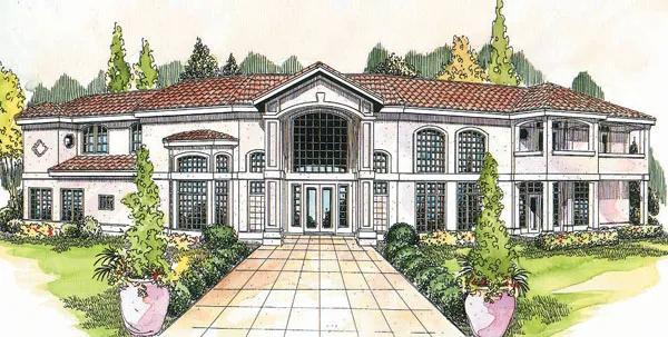 Full Rendering for House Plan #348111