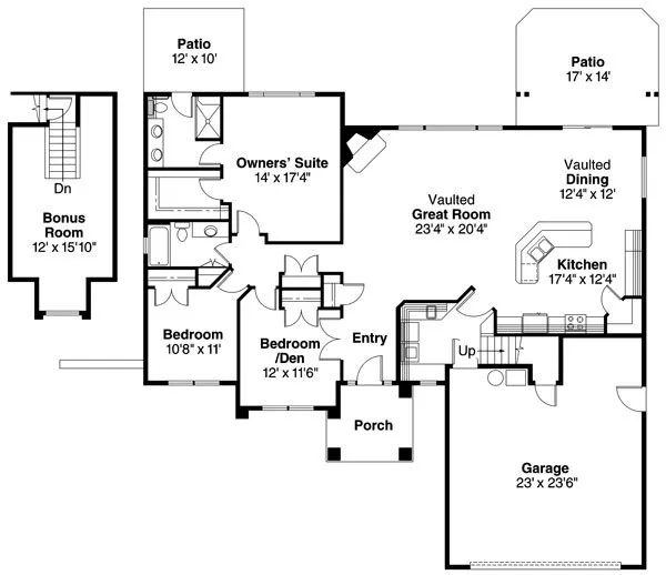 Plan for House Plan #342211