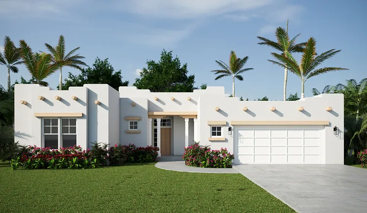 Full Rendering for House Plan #346211