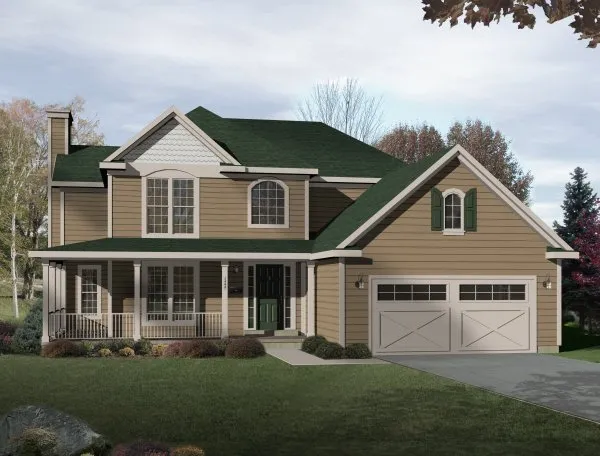 Full Rendering for House Plan #414062