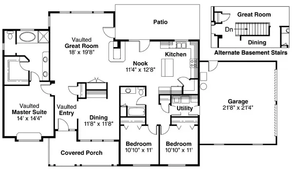 Plan for House Plan #343403