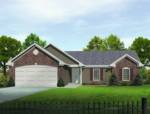 Full Rendering for House Plan #415062