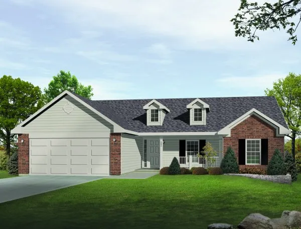 Full Rendering for House Plan #416062