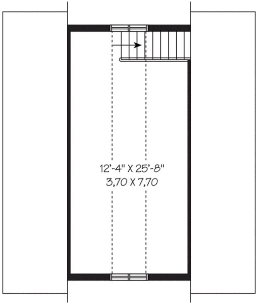 Second Floor Plan for House Plan #149892
