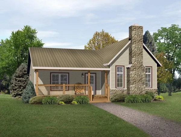 Full Rendering for House Plan #411472