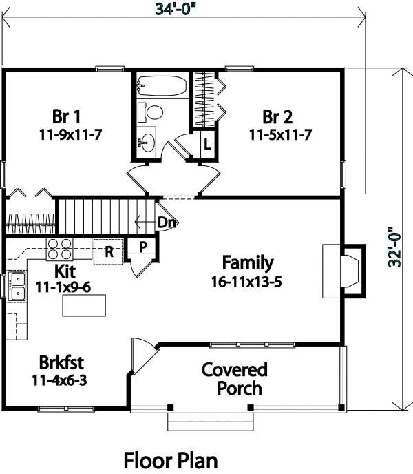 Main Floor Plan for House Plan #418190