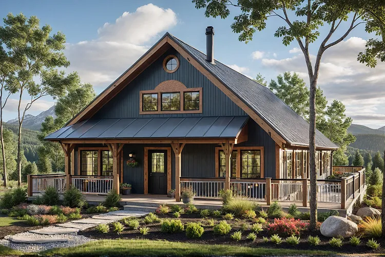 Full Rendering for House Plan #345813