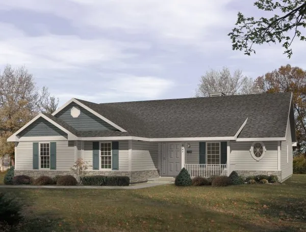 Full Rendering for House Plan #412079