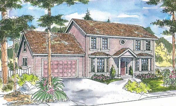 Full Rendering for House Plan #342223