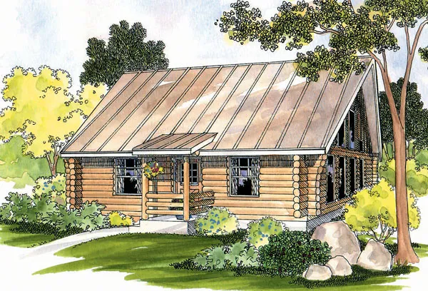 Full Rendering for House Plan #347623