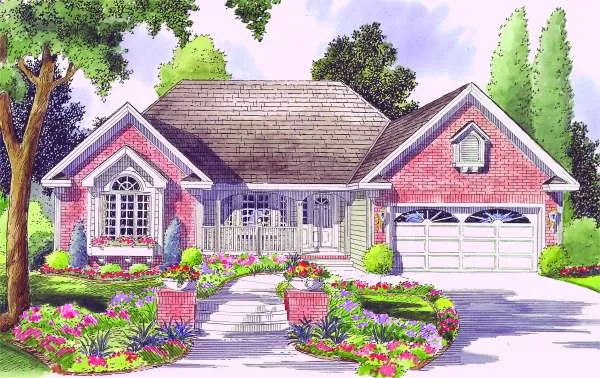 Full Rendering for House Plan #181742