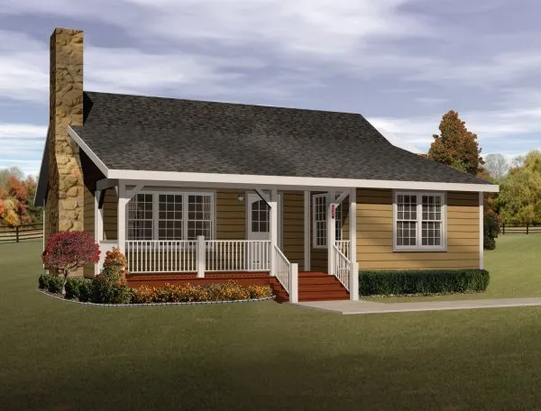 Full Rendering for House Plan #416379