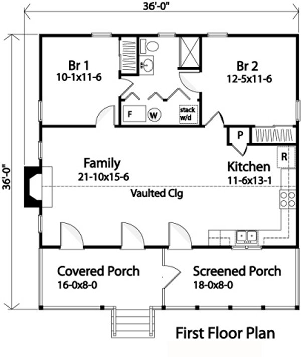Main Floor Plan for House Plan #418379