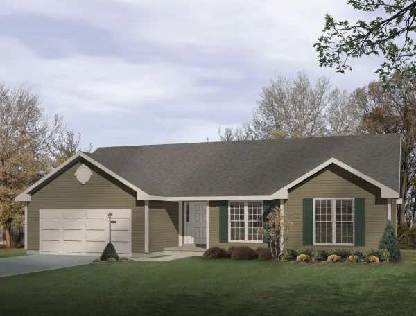 Full Rendering for House Plan #412289