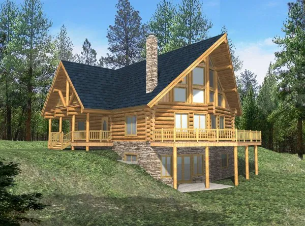 Full Rendering for House Plan #453101
