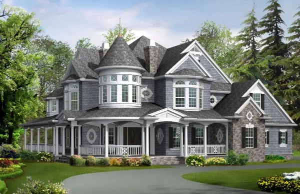 Full Rendering for House Plan #335274