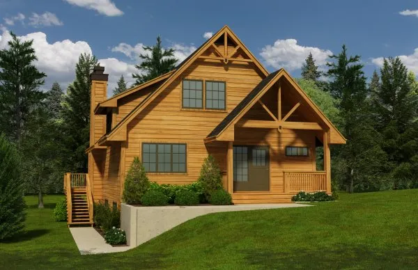 Full Rendering for House Plan #262661
