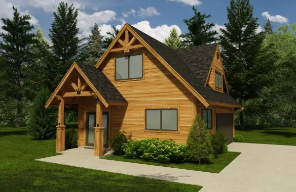 Full Rendering for House Plan #260027