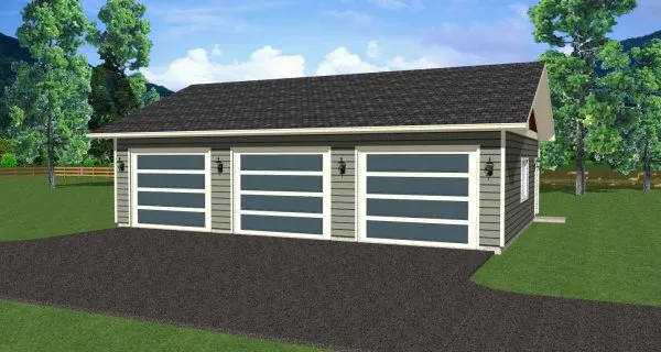 Full Rendering for House Plan #191009