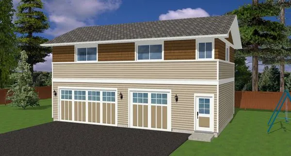 Full Rendering for House Plan #191008