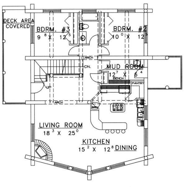 Main Floor Plan for House Plan #454301