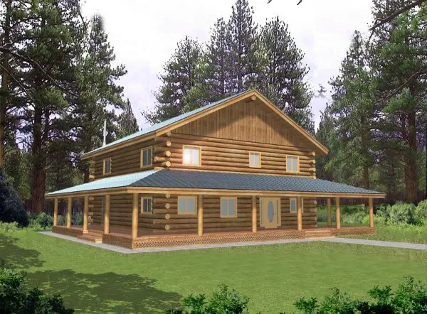Full Rendering for House Plan #452401