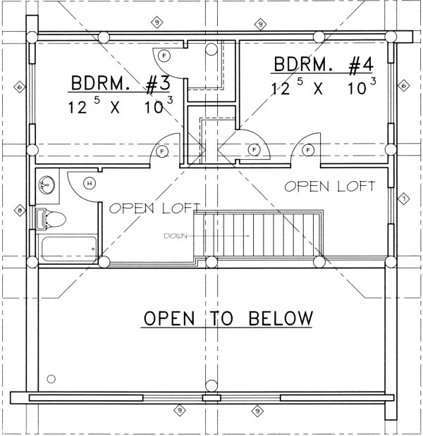 Third Floor Plan for House Plan #458401