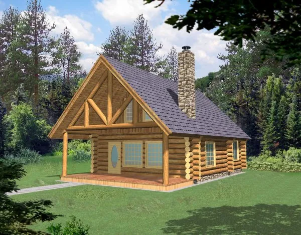 Full Rendering for House Plan #452501