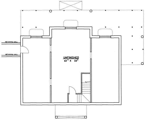 Basement Plan for House Plan #459501