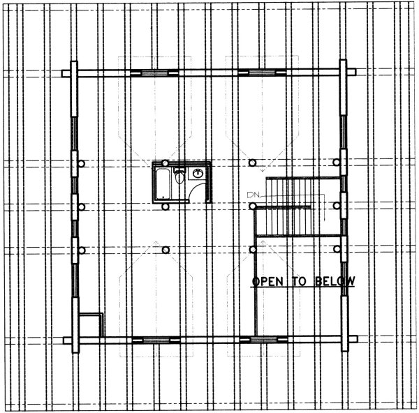 Second Floor Plan for House Plan #451601