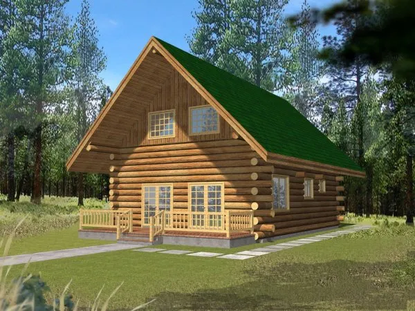 Full Rendering for House Plan #452601