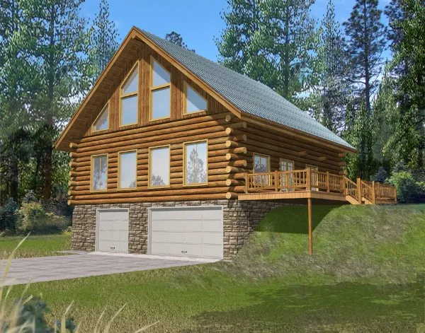 Full Rendering for House Plan #457601