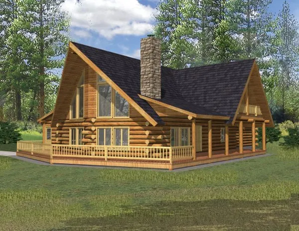 Full Rendering for House Plan #450701