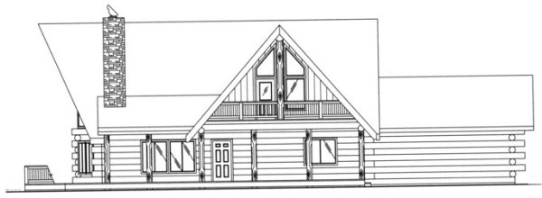 Right Elevation for House Plan #450701