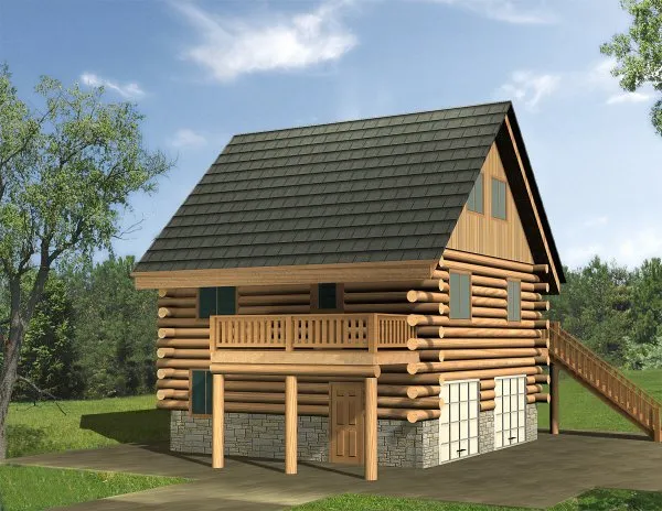 Full Rendering for House Plan #457701