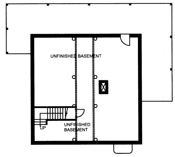 Basement Plan for House Plan #454801