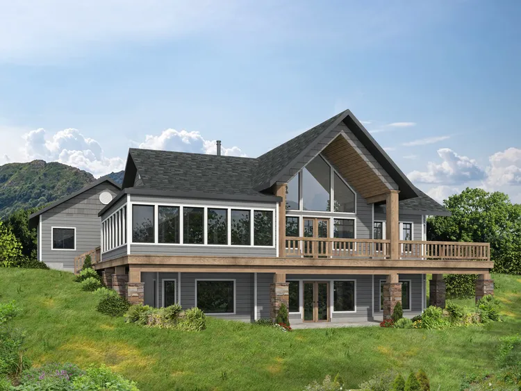 Full Rendering for House Plan #454033