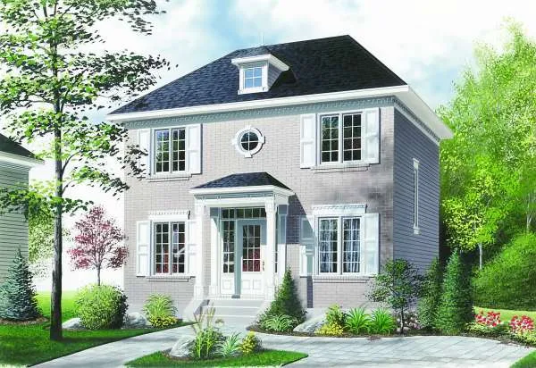 Full Rendering for House Plan #143072
