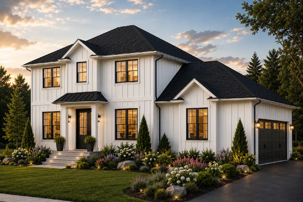 Full Rendering for House Plan #203004