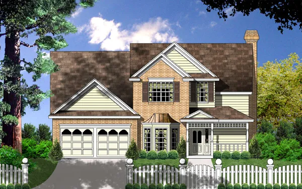 Full Rendering for House Plan #440002