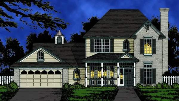 Full Rendering for House Plan #448902