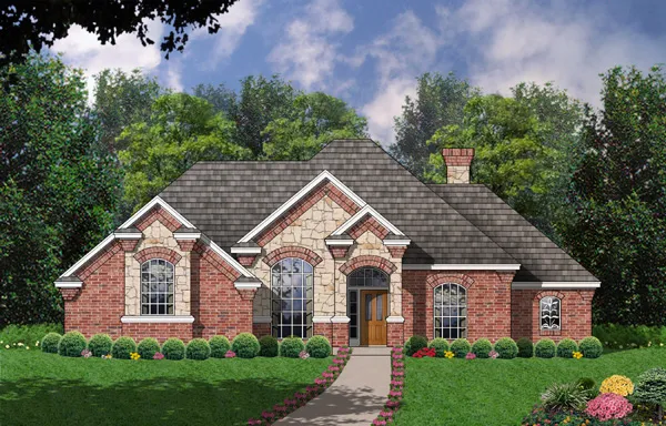 Full Rendering for House Plan #446512