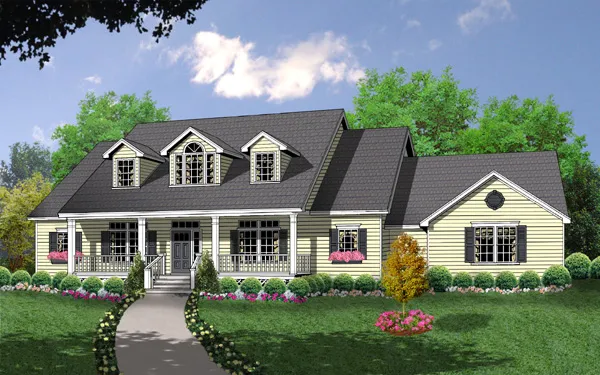 Full Rendering for House Plan #440332
