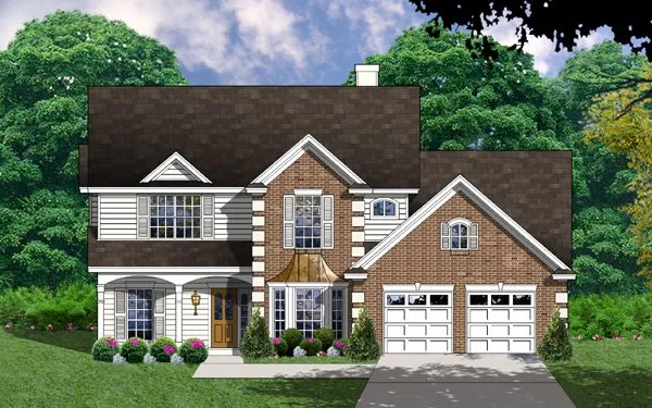 Full Rendering for House Plan #444832