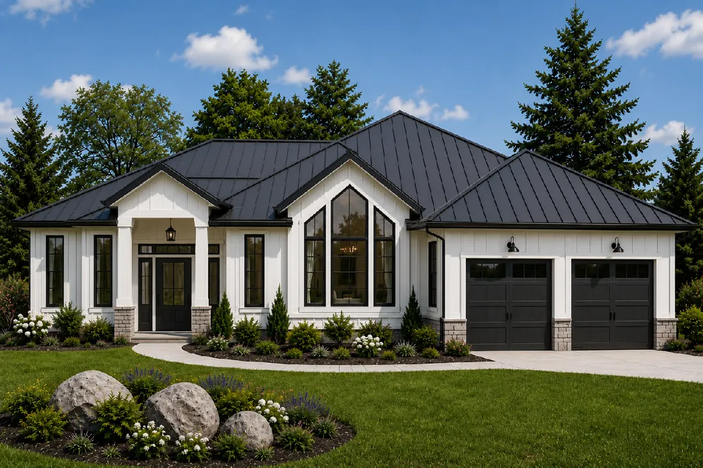 Full Rendering for House Plan #202025