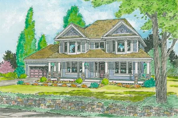 Full Rendering for House Plan #183642